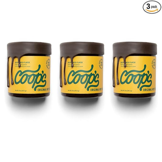 Coop's Original Hot Fudge, 10 Ounce (Pack of 3): All Natural, Gourmet, Handcrafted, Gluten Free, Non-GMO, Chocolate Ice Cream Toppings, Sundae, Desserts