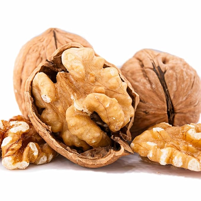 Crazy Nuts | California Grown Whole Walnuts In Shell, 25lb | Raw Walnuts Whole Bulk, Nuts in Shells for Squirrels