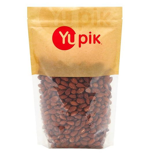 Yupik Lemon and Salt Almonds, 2.2 lb (35.2 oz), Vegan, Kosher, Savory Snack, Salted Almonds, Seasoned Nuts, Zesty Lemon Flavour, Unique Snack, Ideal for Game Night or BBQ