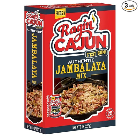 Ragin Cajun Jambalaya 8oz (Pack of 3)