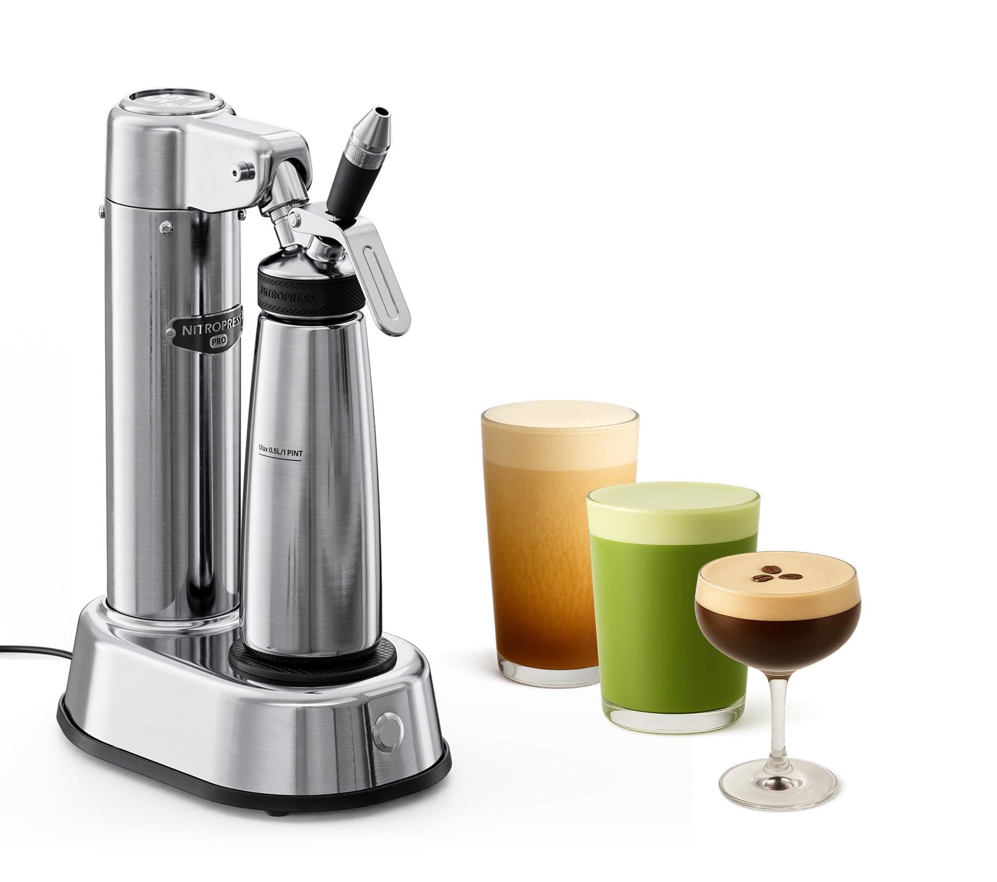 NitroPress Pro Electric Nitro Cold Brew Coffee & Cocktail Maker