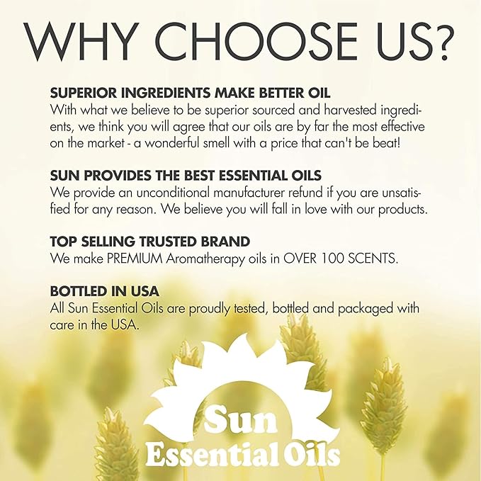 Sun Essential Oils 4oz Juniper Berry Essential Oil ??Aromatherapy Oil for Candle Use (4 Fluid Ounces)