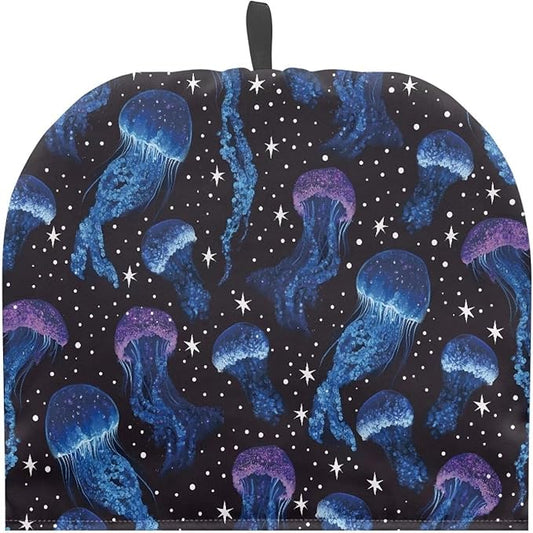 Glowing Jellyfish Tea Cozies Butterfly Tea Cozy for Teapot Insulated Stars Teapot Cozy Home Decor Tea Cosy for Teapot Kettle Kitchen Dust Cover