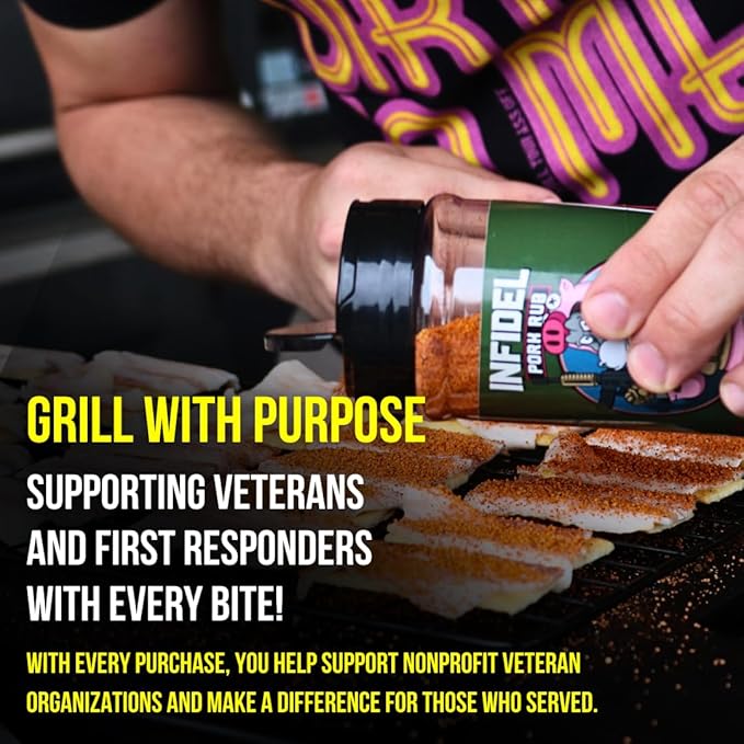 GYAO Pork Rub - 10.5oz Award-Winning BBQ seasonings and Rubs for Steaks, Burgers & Meats - BBQ Rubs for Smoking, Seasoning & Grilling - MSG & Gluten Free - USA Made & 100% Veteran Owned
