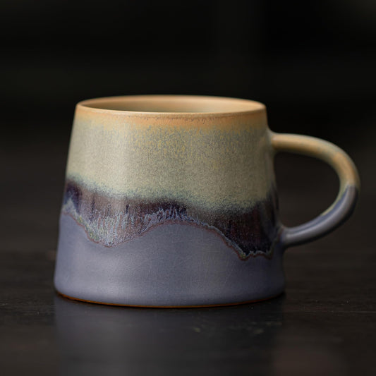 Vintage Coffee Mug 8 OZ Handmade Ceramic Coffee Espresso Cup with Handle