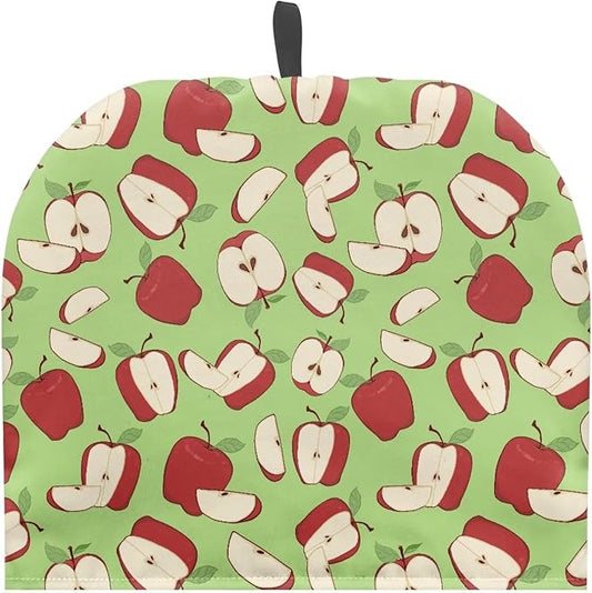 Large Tea Cozy for Teapot Red Apple Print Extra Thick Tea Pot Cover Home Kitchen Decoration Insulated Teapot Cozy Dust Kitchen Accessories for Home Daily
