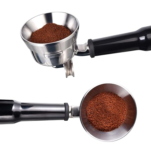 Stainless Steel Espresso Dosing Funnel Compatible with 58mm Portafilter