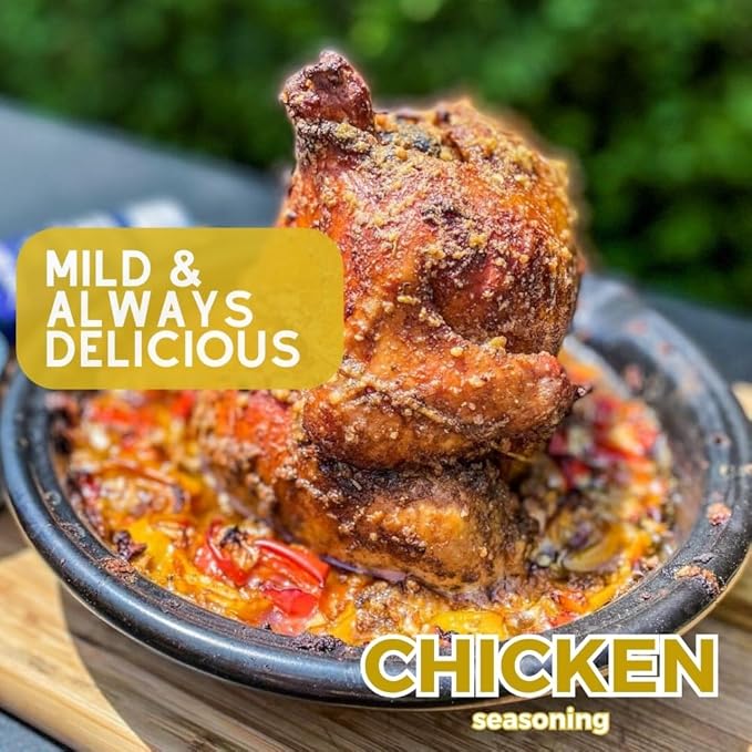 Everything But The Chicken Seasoning | Gourmet Seasoning | Artisanal Spice Blend | All Natural | Non GMO | Hand Crafted | Made In USA | 7.2 oz (204g) | Small Batch | Bougie BBQ | Gustus Vitae | #558