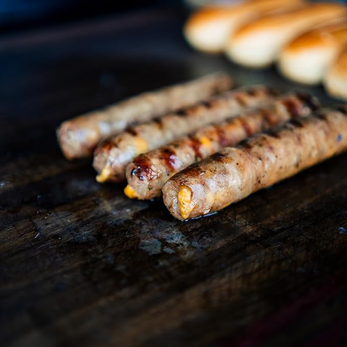 Bearded Butchers High-Temp Cheddar & Pepper Jack Cheese, Pack of 2 (2.5 lb Bags Each) ??5 lbs Total, Shelf-Stable 1/4-Inch Cubes for Up to 25 lbs of Meat Per Bag, 400째F High-Temperature Cheese ??Perfect for Sausages, Brats, Snack Sticks, Burgers, and More