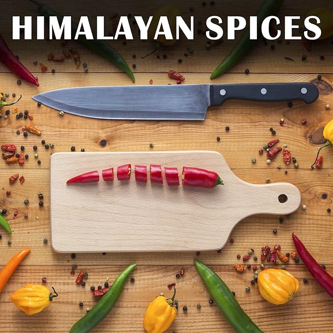 Himalayan Chef Pink Salt with Chipotle, Tall Glass Grinder, 10.58 Oz