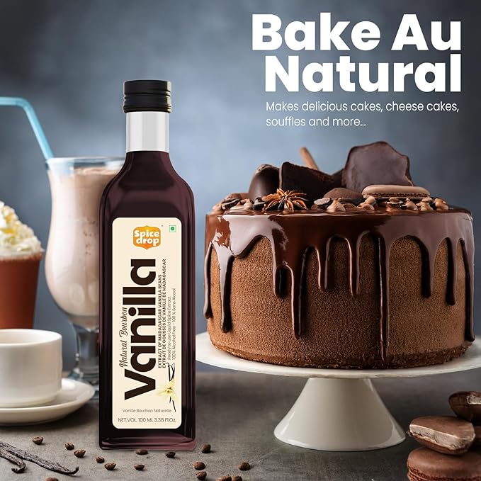 Pure Madagascar Vanilla Extract ??Alcohol-Free, 1.69 Oz ??100% Natural, Rich & Aromatic ??Perfect for Baking, Desserts, Milkshakes & Ice Cream ??Superior to Vanilla Essence