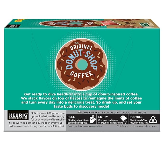 The Original Donut Shop TWIX Coffee, Keurig Single Serve K-Cup Pods, 60 Count, (6 Packs of 10)