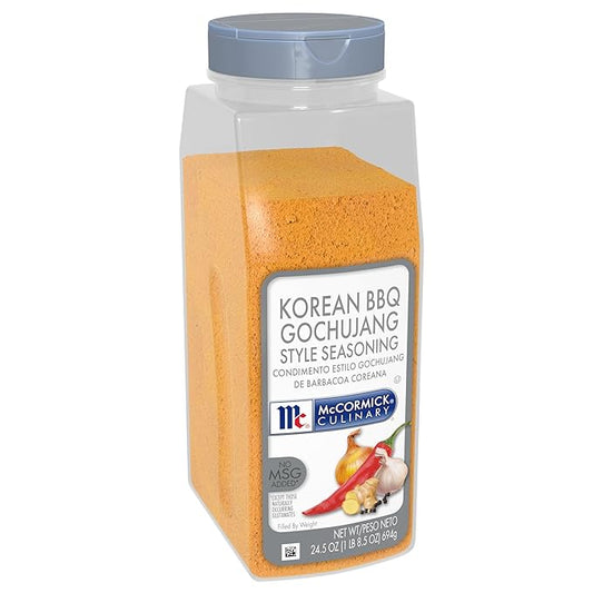 McCormick Culinary Seasoning, Korean BBQ Gochujang Style, No MSG Added, Gluten Free, For Culinary & Professional Kitchens, 24.5 oz