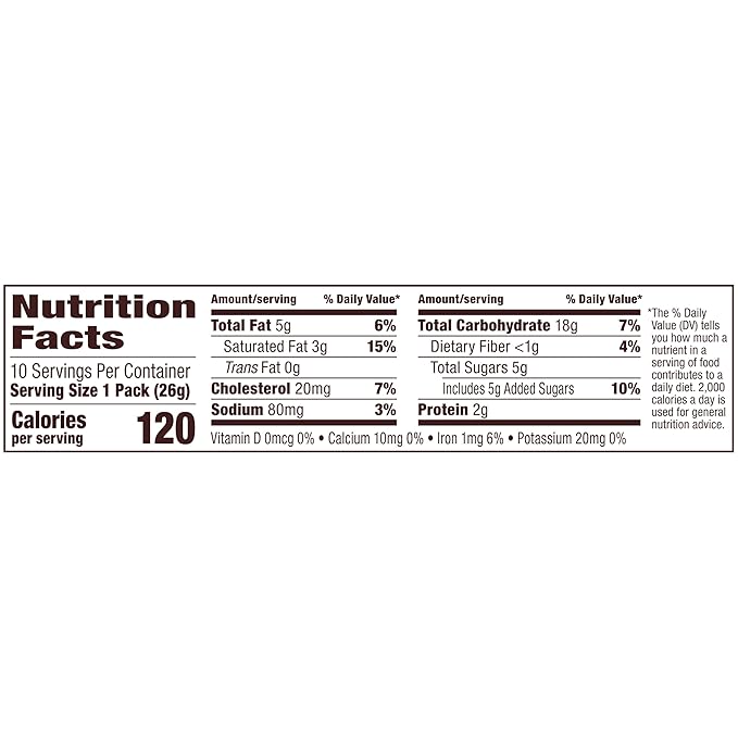 Pepperidge Farm Chessmen Butter Cookies, 0.9 Oz Snack Pack, 10 Pk
