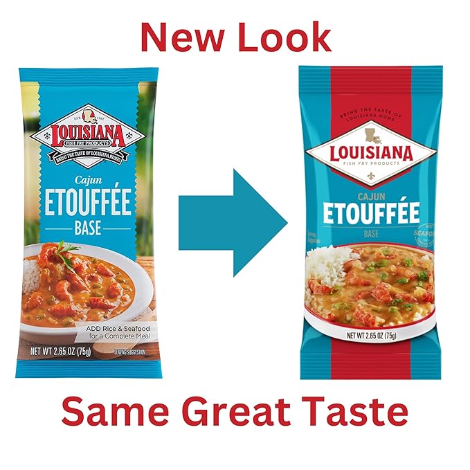Louisiana Fish Fry Cajun Variety Bundle - Gumbo & Etouffee Bases (Pack of 1 Each) - Just Add Your Favorite Meat and or Seafood - Bring a Taste of Louisiana Home