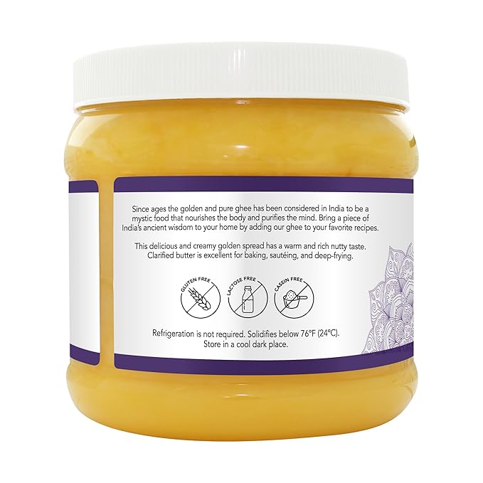 Kevala Ghee ??Ghee Butter ??Grass Fed ??Spreadable Butter ??Ghee Clarified Butter ??Butter Spread ??Lactose Free ??Gluten Free ??Casein Free ??2 lb ??907 gr