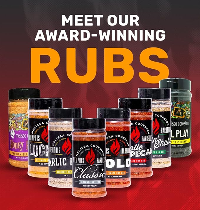 Melissa Cookston's Honey Peach BBQ Rub, Award Winning Barbecue Rubs, 11.34 Oz
