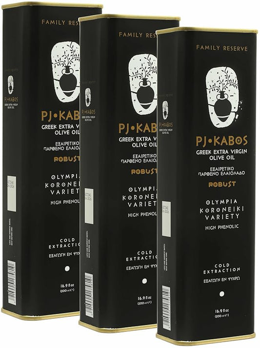 P.J. KABOS 2024/25 Harvest, Very High Phenolic (750+mg/kg), Natural Greek Extra Virgin Olive Oil
