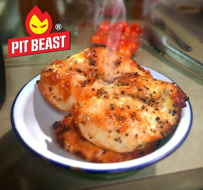 Pit Beast Coarse AF Salt and Pepper Spice Blend Dalmatian BBQ Rub | THE COARSEST SALT AND PEPPER | Steaks, Brisket, Chicken, Burgers | 14oz.