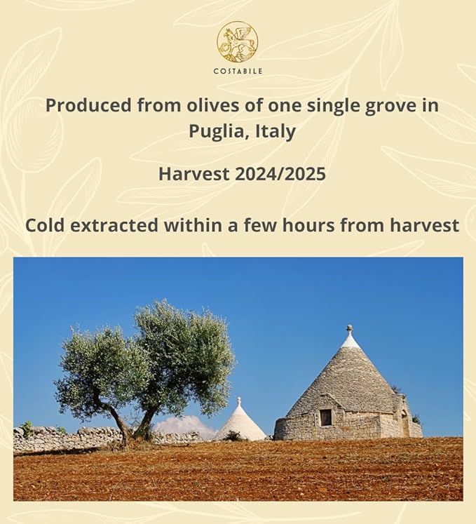 Smoked Olive Oil - Extra Virgin Italian Quality Olive Oil. Ideal for Infusing Rich Smoked Taste into Fish, Meat, Salmon and Cheese Recipes - COSTABILE 8.45 Fl. Oz.