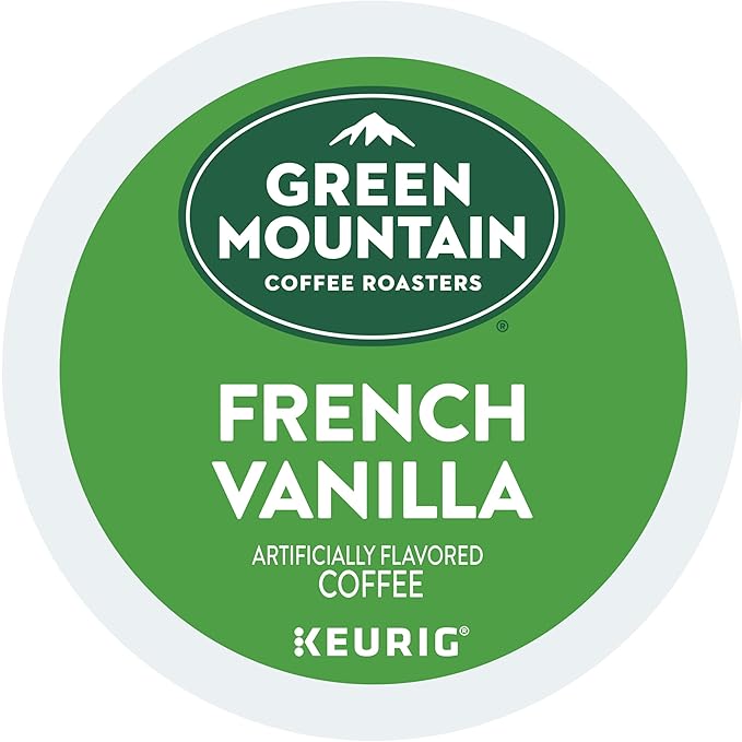 Green Mountain Coffee Roasters French Vanilla Keurig Single-Serve K-Cup pods, Light Roast Coffee, 72 Count
