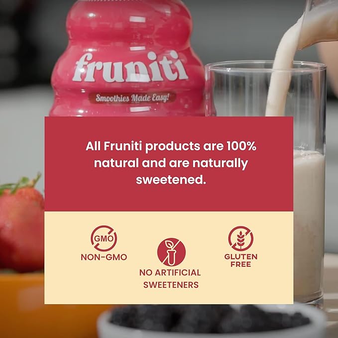 Fruniti Superfruit Medley Smoothie Mix - Antioxidant All-in-One Delicious - Tumeric, Acai, Goji