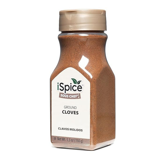 iSpice PREMIUM GROUND CLOVES | Pure and Fresh |Essential Kitchen Herbs |5.3oz (152g)