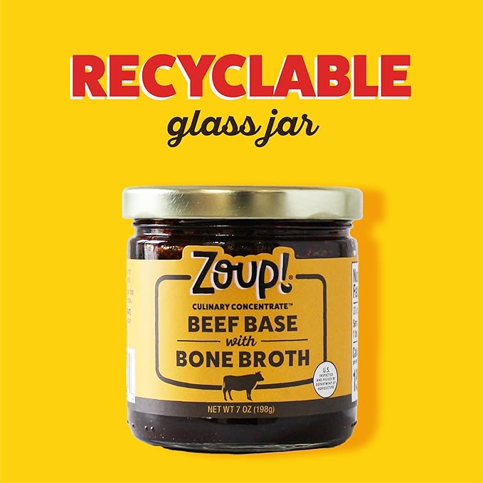 Zoup! Good, Really Good Beef Bone Broth Culinary Concentrate, 2 Pack, 7 Oz Each