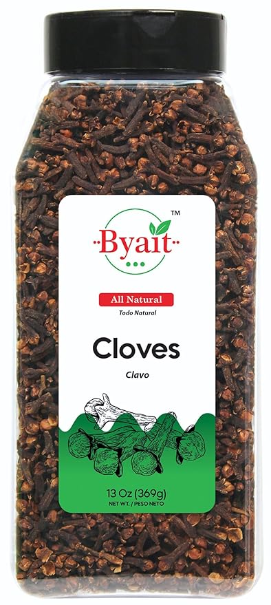 Byait Whole Cloves 13 Oz, Premium Clove Spice for Cooking, Baking, Clove Tea, Potpourri, Food Aromatic, Richly Flavored Spice