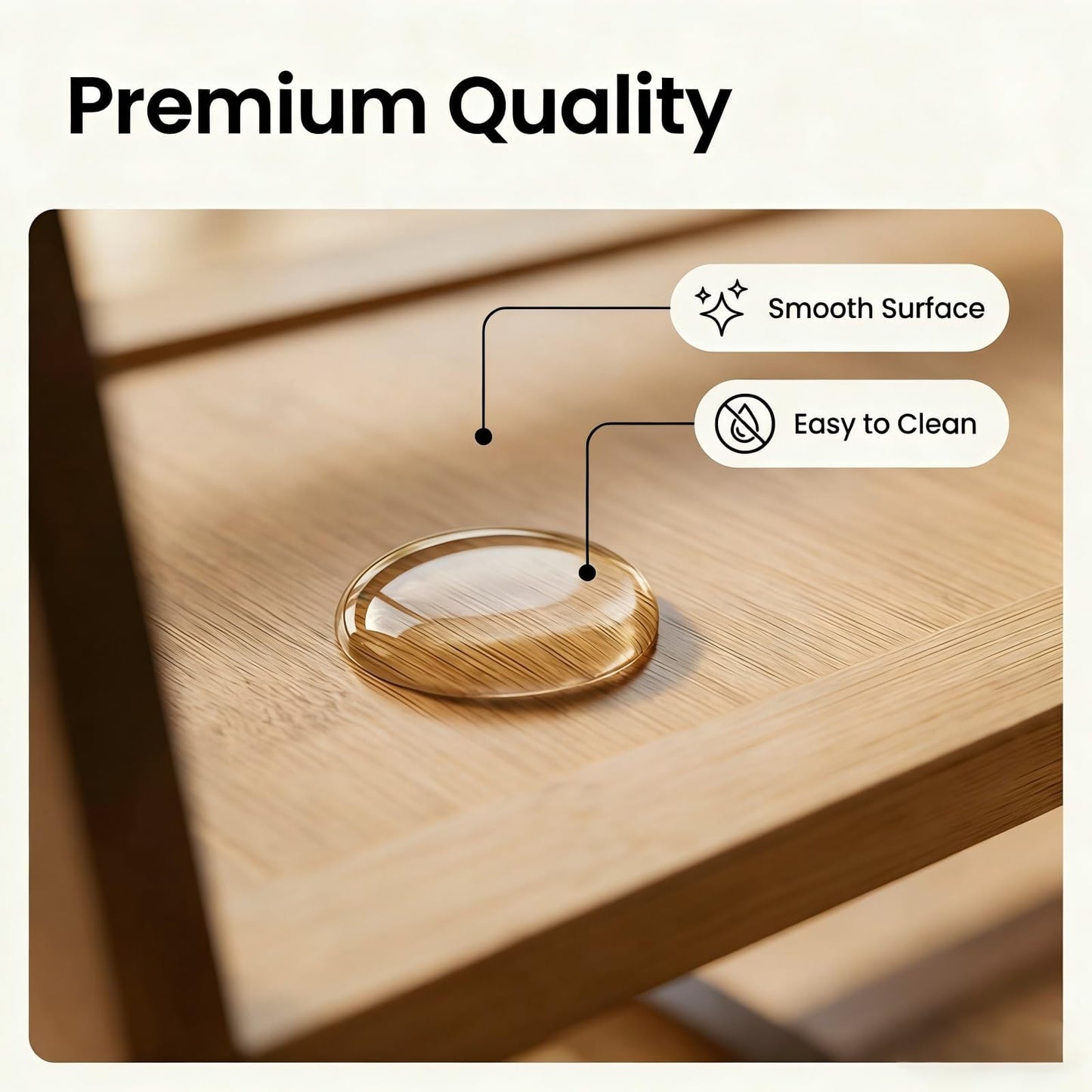 Lnncdsc 3 Tier Bamboo Matcha Station, coffee station organizer Shelf