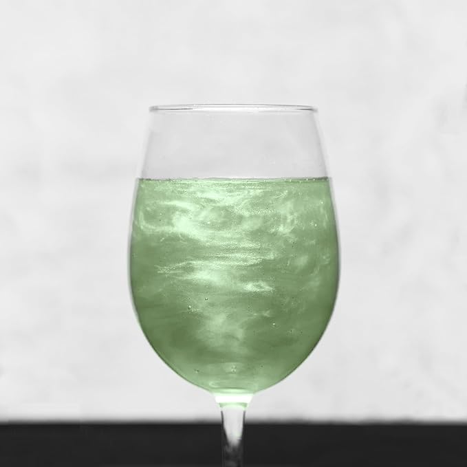 Luster Dust - Chrysanthemum Green (4g 1x Jar) | Edible Vegan Dust & Paint for Cake Decorating, Ice Cream, Desserts, Cocktails and Beverages by Bakell
