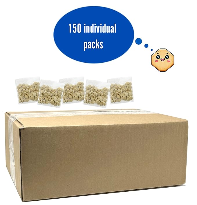 Oyster Crackers Individual Packages, Soup Crackers Oyster Crackers Bulk Pack of 150, Kosher Oyster Crackers