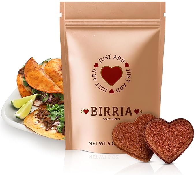 Just Add Luv Authentic Birria Spice Bomb Seasoning - Mexican Spice Mix with Chiles Herbs Spices - Perfect for Tacos Nachos Quesadillas Enchiladas Burritos - No MSG, Easy to Use (1 Bag)