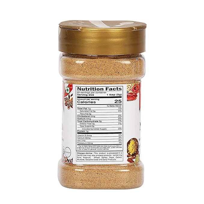 Dwaraka Organic - Tea Masala, 3.5oz, Healthy, Organic, Non GMO, All Natural