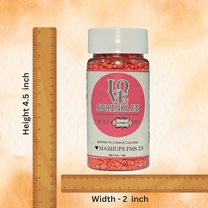 Confect Citrus Orange Sprinkles ??Edible Cake & Cupcake Decorating Toppings for Baking, Cookies & Desserts | Vegan, Gluten-Free, Soy-Free, Dairy-Free, Palm Oil-Free- 4.2 Oz