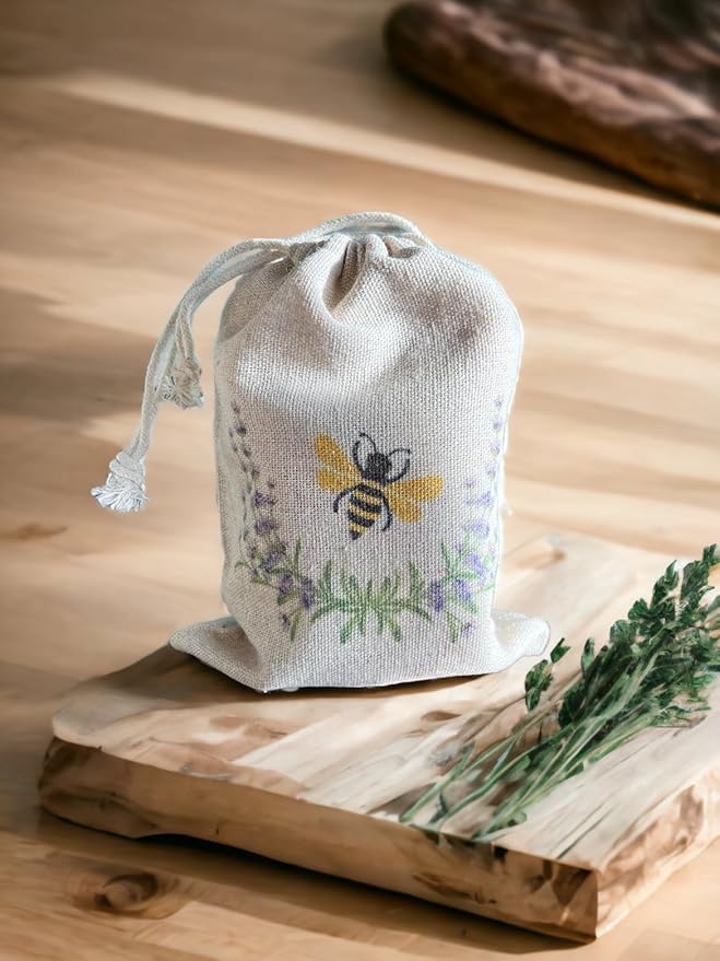 Maison Peltier 100% Unpasteurized French Raw Lavender Honey 8.8 oz - Luxury Gift Set with Wooden Honey Dipper and Chic Storage Bag - Sourced from Provence, France - Perfect for Gifting or Culinary Use