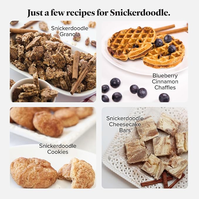 Keto Chow Snickerdoodle | Keto Meal Replacement Shake Powder | Nutritionally Complete Keto Food | Low Carb Keto Meals | Delicious Easy Meal Substitute Drink | Protein Rich You Choose The Fat| 21 Meal