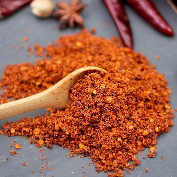 Bailinhou Chinese sichuan Devilishly hot red Chili Powder 35.27oz/1000g, Devil Spicy Extra Spice Premium Szechuan Red Chilli Pepper Powder Bulk
