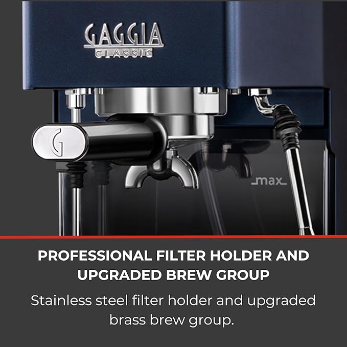 Gaggia RI9380/50 Classic Evo Pro Espresso Machine, Classic Blue, Small
