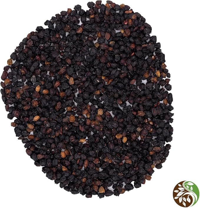 MagJo Dried Elderberries - 100% Wild crafted Dried Elder berries - 2lb Bulk - Non-Irradiated, Non-GMO, Whole Black Elderberry Immune Support - Raw Vegan Sambucus 2 Pack