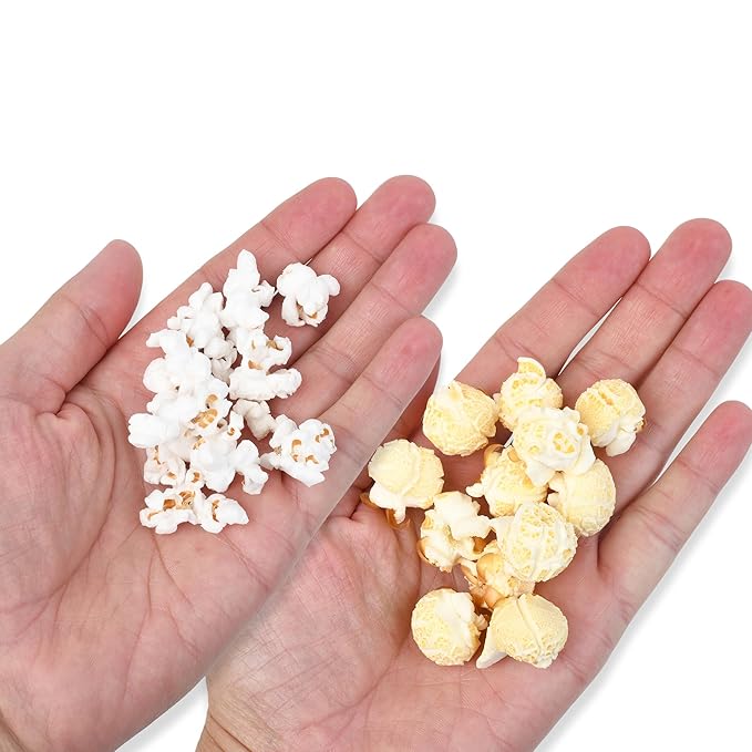Princeton Popcorn Mushroom & Butterfly Hulless Popcorn Kernels - Half & Half Combo Duo, Easy-Eating, Farm Grown Popping Corn, Non-GMO Popcorn Kernels, No Hulls, Direct from Farmer, Microwave Air Popper or Stovetop 2-Pack 2lb Bag 64oz