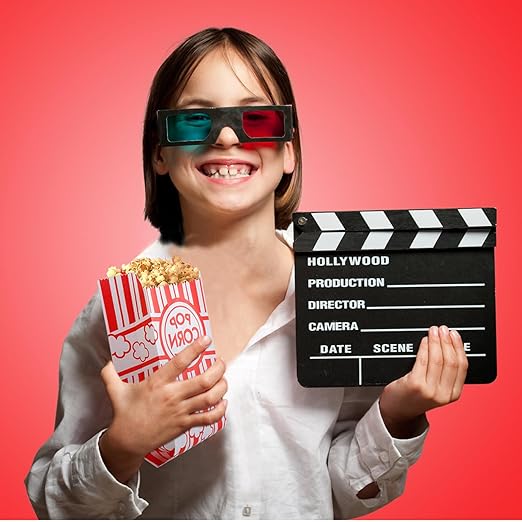 300pcs Paper Popcorn Bags for Party, 1 Oz Small Vintage Individual Servings Popcorn Container Pop Corn Bags Bulk for Popcorn Machine Accessories Supplies Movie Nights (300)
