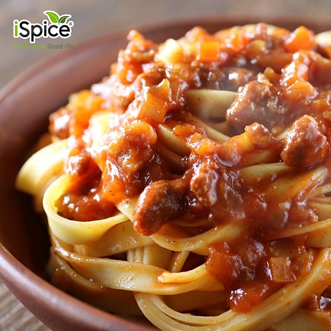 iSpice - Salt-Free | Sugar free | 100% Fat Free Pure Wellness Meat Sauce Seasoning Blend | All Natural | Ready to use as is | No preparation is necessary