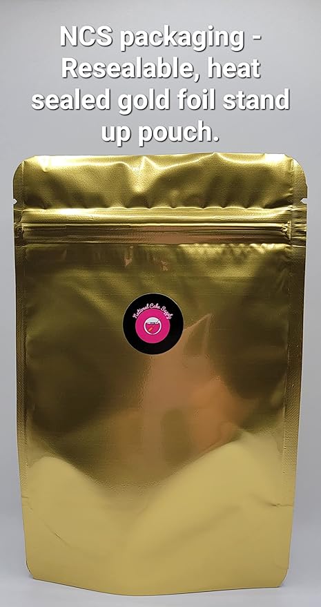NCS Black, Gold, White and Light Teal Edible Jimmies Sprinkles, 8 ounces - Great for Cupcakes, Cookies, Cakes, Cakes Pops, Donuts