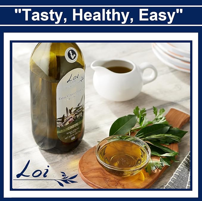 Loi Ladi - Extra Virgin Olive Oil from Crete, Greece by Chef Maria Loi, Authentic and Unfiltered - 33.8 Fl. Oz.