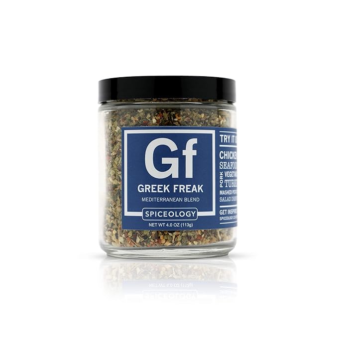 Spiceology - BBQ Rubs Gift Set - 8-Pack of Large Spice Blend and Seasoning Jars - Steak, Chicken, Fish Barbeque, and All-Purpose Seasonings