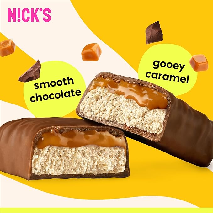 Nick?™s Protein Bundle, Salty Peanut, Caramel ??24-Count Box | High Protein, Low Calories, Low Carbs, Keto Friendly, No Added Sugar