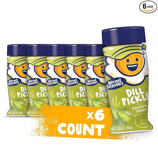 Kernel Season's Popcorn Seasoning, Dill Pickle, 2.85 Ounce (Pack of 6)