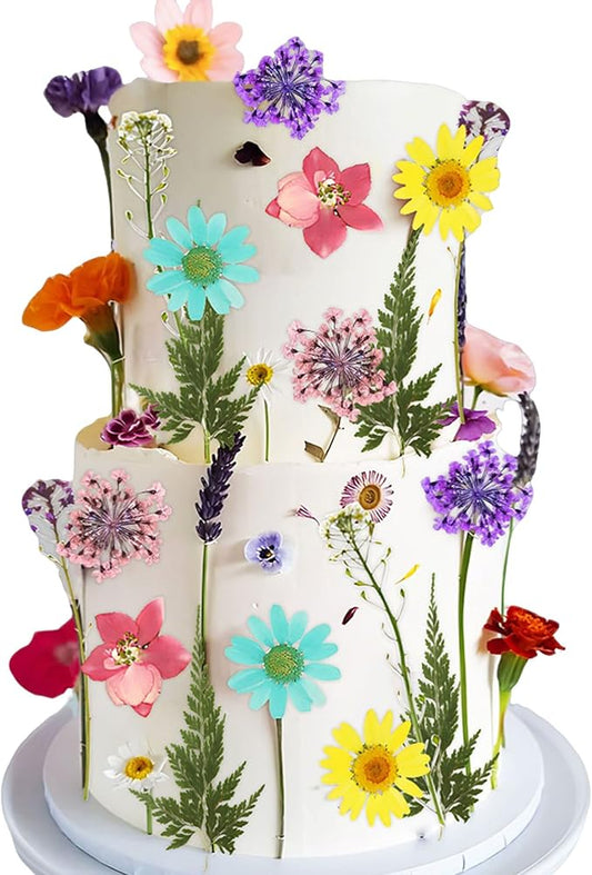 JeVenis Pink Wildflower Cake Toppers Wildflower Decor Baby In Bloom for Baby Shower Birthday Bridal Shower Wedding Party Decoration