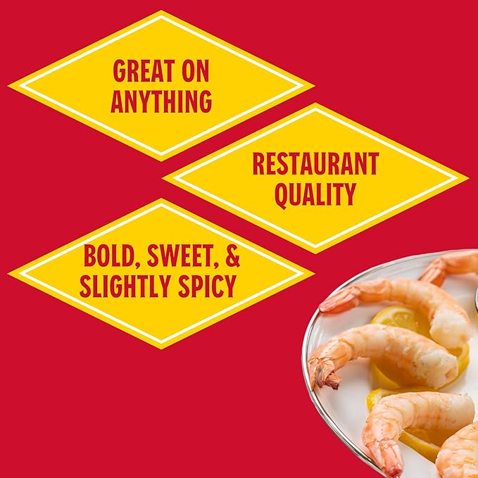 Louisiana Fish Fry Seafood Sauce - Sweet, Spicy, and Versatile 12oz (Pack of 1)